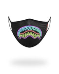 NEON SHARK FORM-FITTING MASK