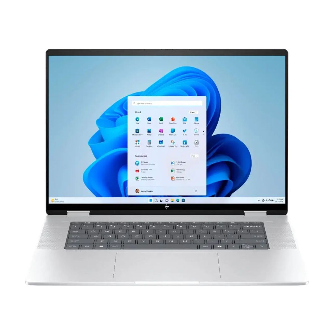 HP Envy x360 Laptop ƒ?? 16" WUXGA Touch ƒ?? Ultra 7 155U ƒ?? 32GB RAM ƒ?? 2TB SSD ƒ?? Glacier Silver ƒ?? 16-ac0033dx