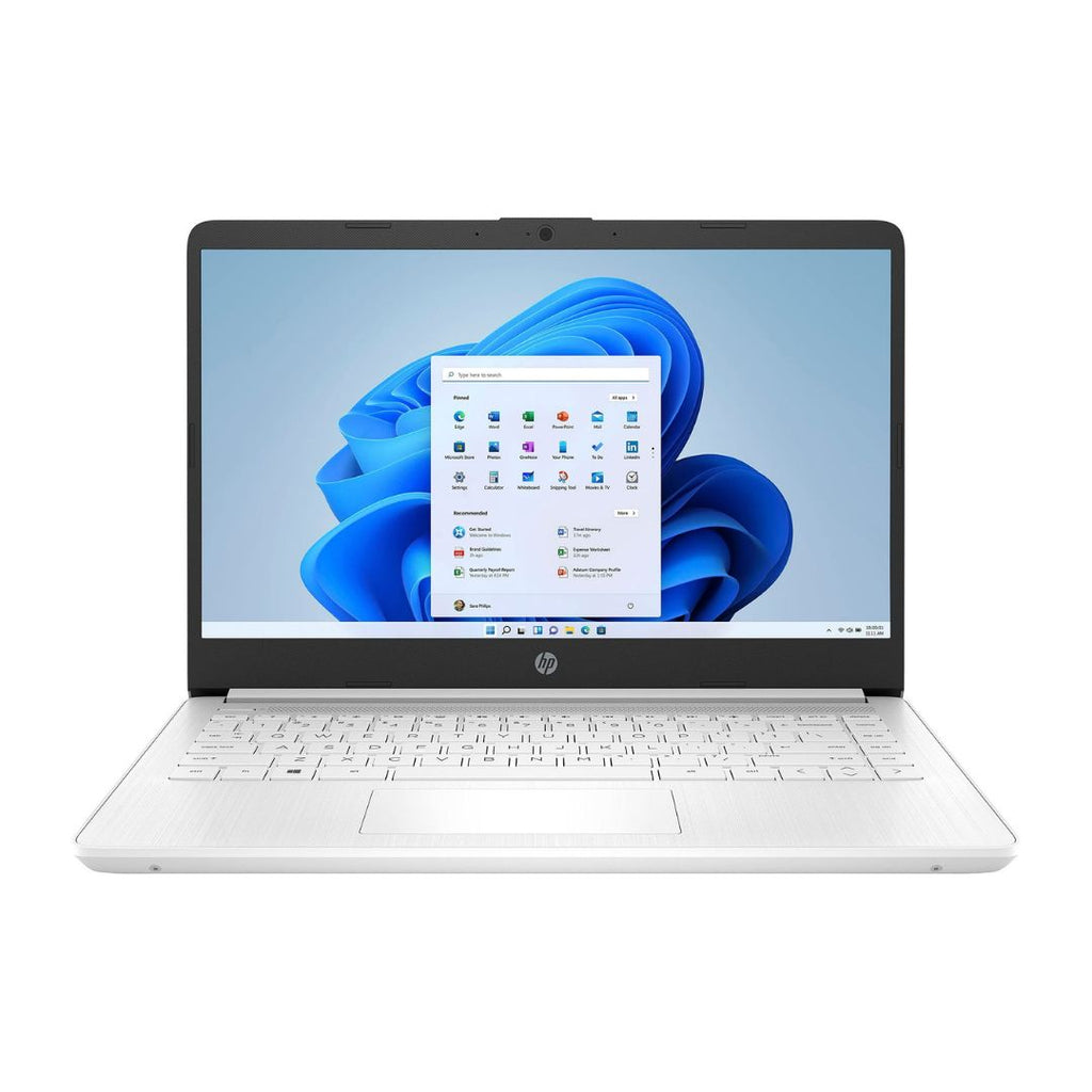 HP Laptop - WXGA - Celeron N4120 - 4GB RAM - 64GB SSD - White - 14-dq0052dx