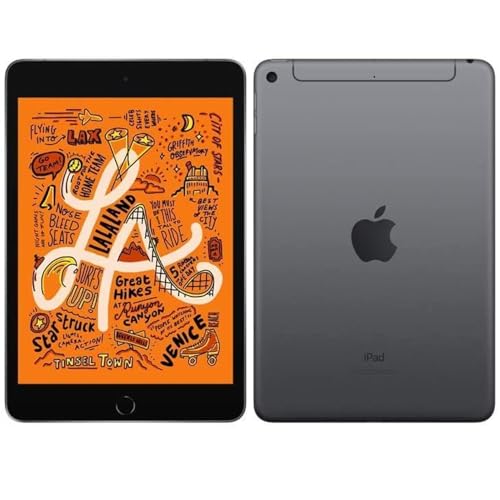 Unlocked Apple iPad mini (5th Gen) ƒ?? 7.9" ƒ?? Wi-Fi + Cell ƒ?? 64GB ƒ?? Space Gray ƒ?? MUXF2LL/A