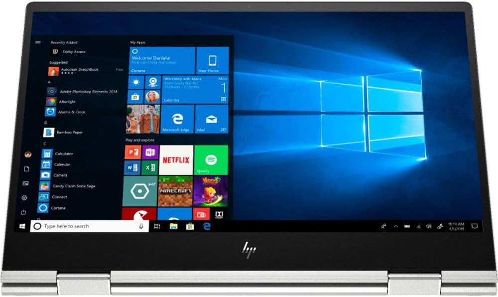 HP Envy x360 ƒ?? 15.6" FHD Touch ƒ?? i7-10510U ƒ?? 16GB RAM ƒ?? 512GB SSD ƒ?? Silver ƒ?? 15-dr1066nr