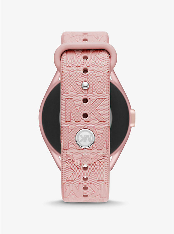 Michael Kors Gen 5E MKGO 43mm Pink-Tone Smartwatch with Pink Silicone Strap ƒ?? MKT5116V