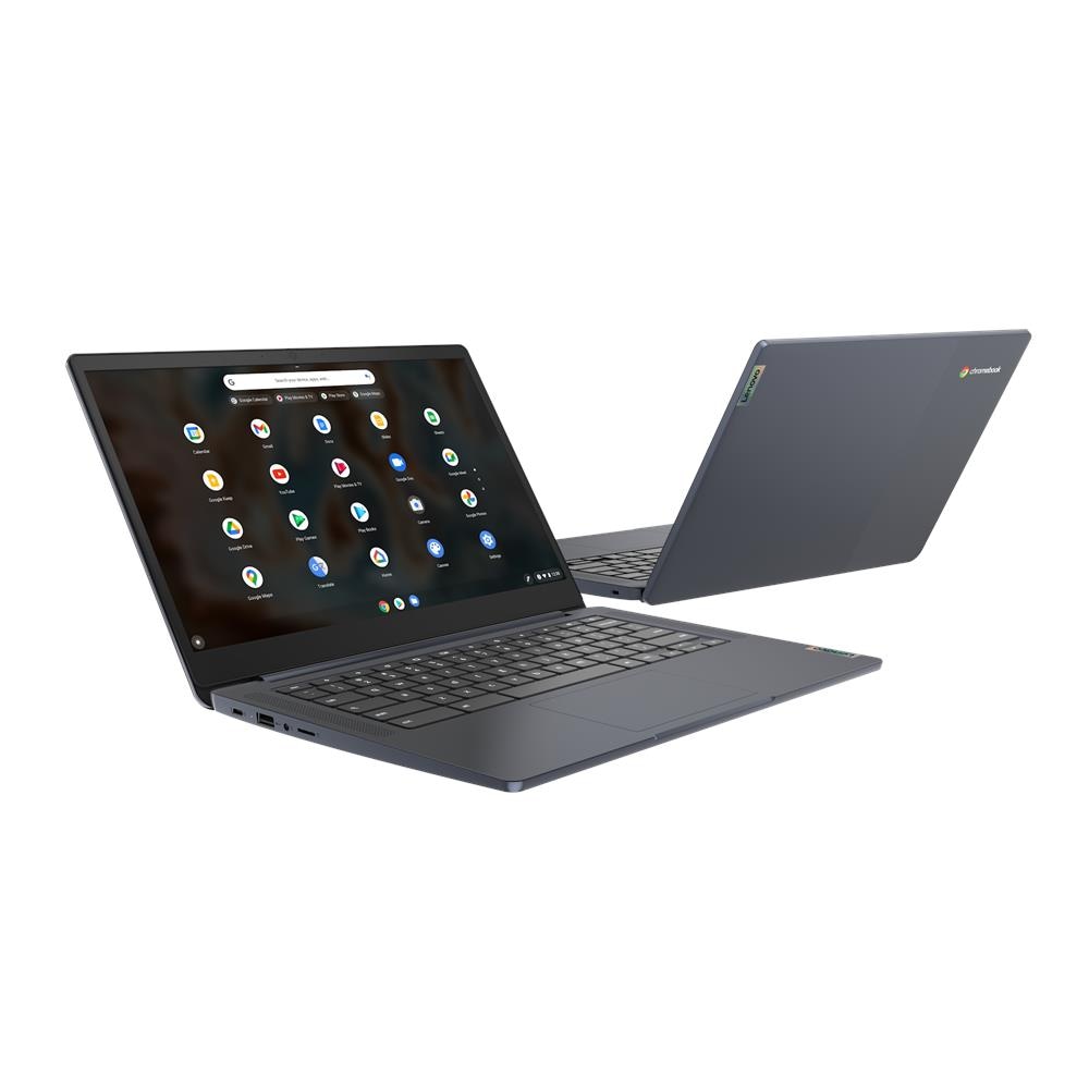 Lenovo IdeaPad 3 Chrome 14M836 ƒ?? 14" WXGA ƒ?? MT8183 ƒ?? 4GB RAM ƒ?? Mali-G72 MP3 ƒ?? 64GB SSD ƒ?? Abyss Blue