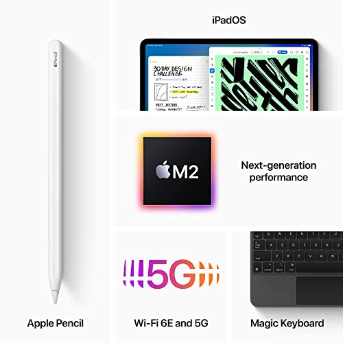 2022 Apple iPad Pro 12.9" (6th Gen) ƒ?? 256GB ƒ?? Cellular ƒ?? Silver ƒ?? MP613LL/A ƒ?? Unlocked