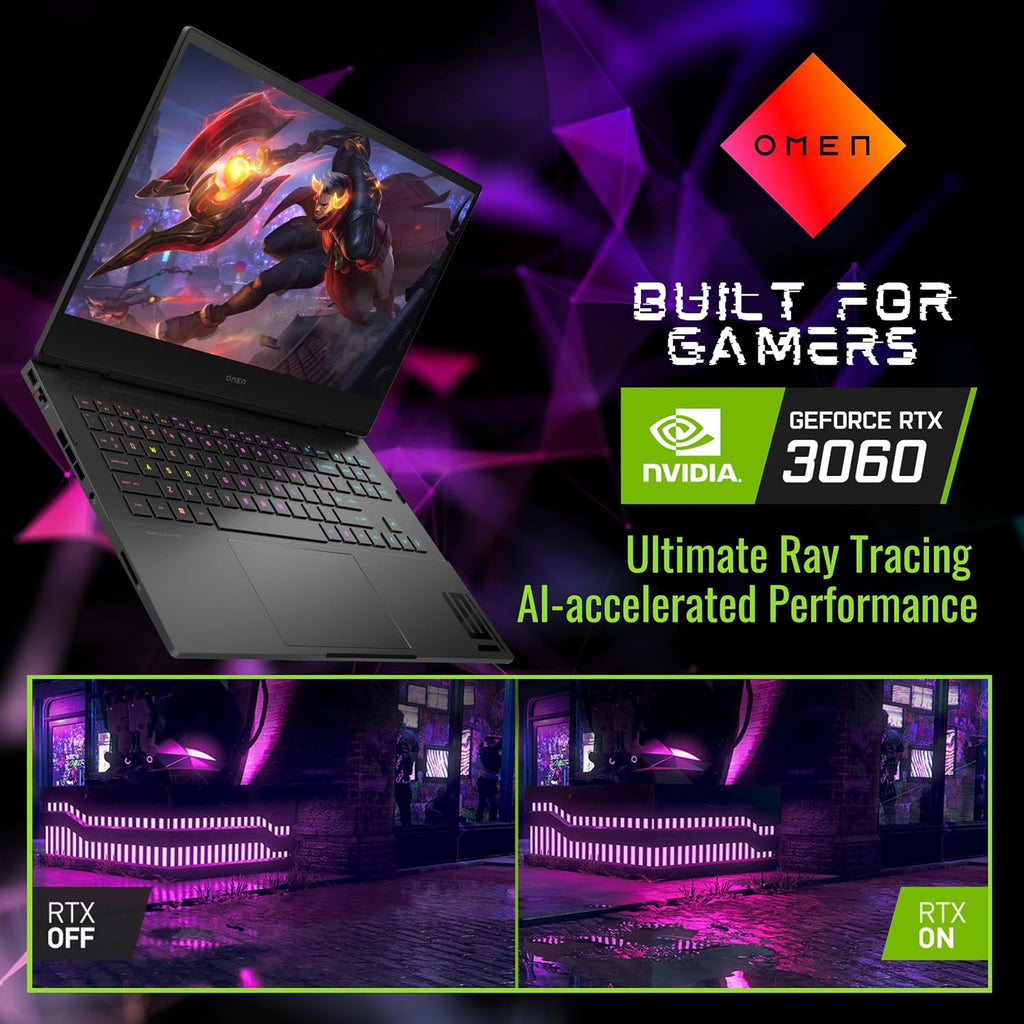 HP OMEN ƒ??ƒ??16.1ƒ??in QHD - Intel Coreƒ??i9ƒ??12900H - 16ƒ??GB DDR5 - NVIDIA GeForceƒ??RTXƒ??3060 - 1ƒ??TB SSD - Shadow Black