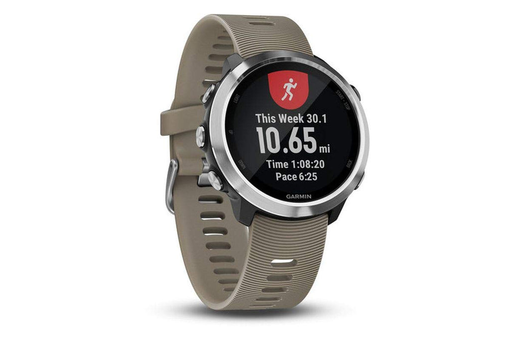 Garmin - Forerunner 645 GPS  Monitor Running Watch - Sandstone