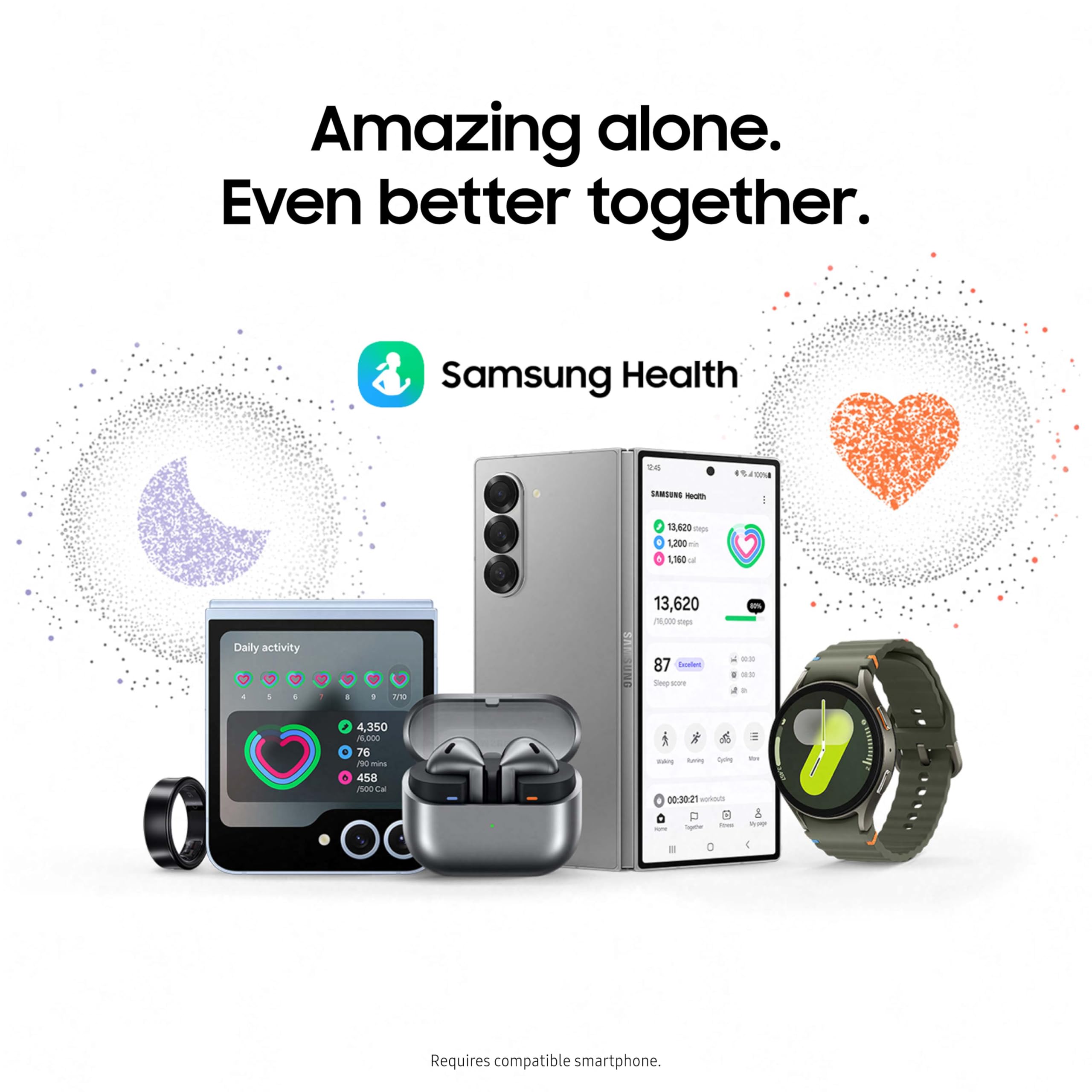 Samsung - Galaxy Watch7 Aluminum Smartwatch 40mm LTE - Cream - (2024)