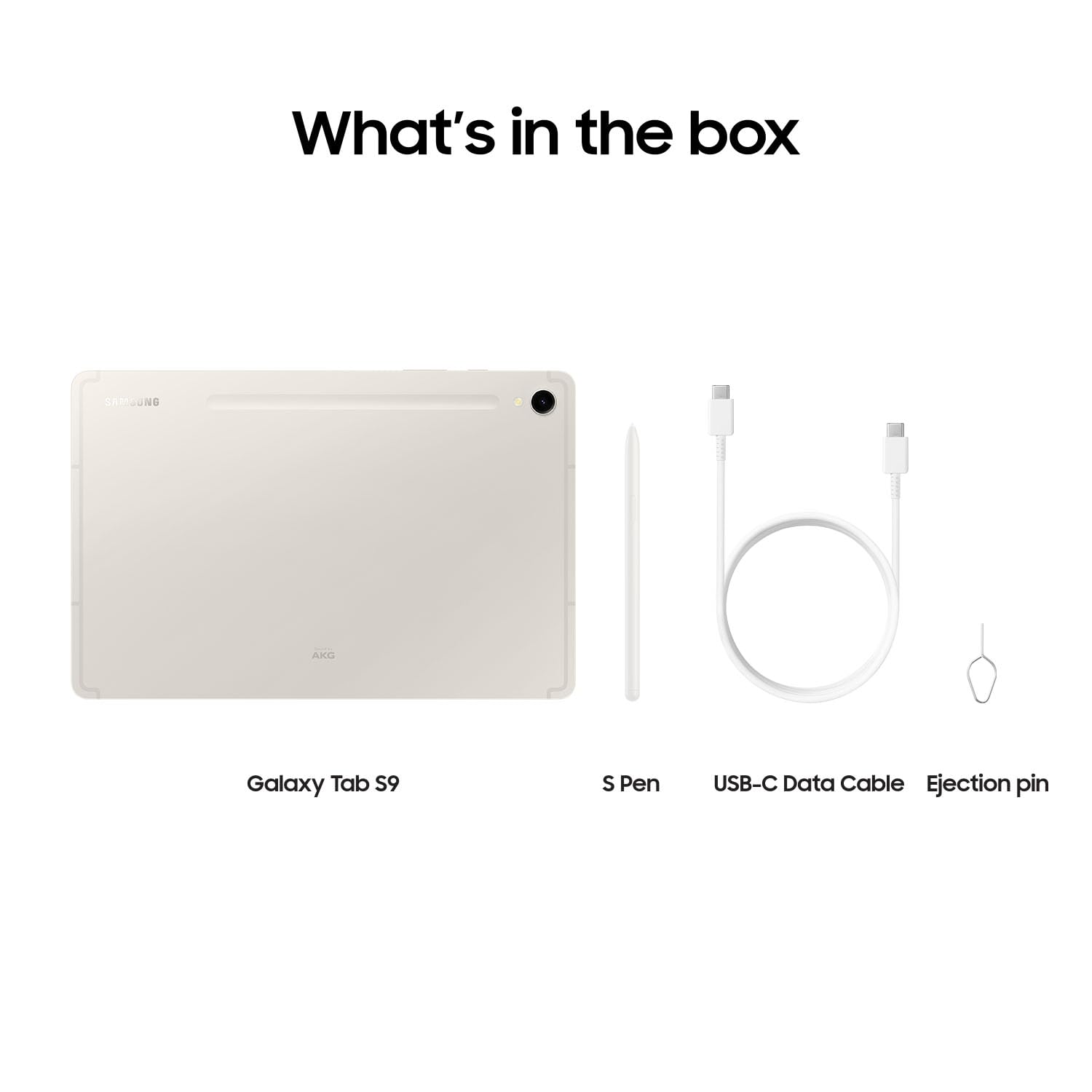Samsung Galaxy Tab S9 ? 11" 256GB ? Wi-Fi ? with S Pen ? Beige ? SM-X710NZEEXAR