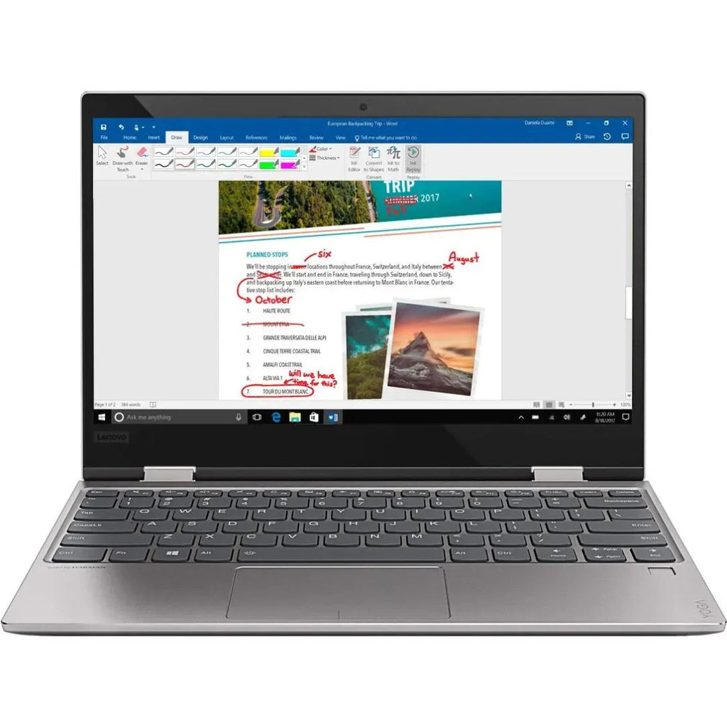 Lenovo Yoga 720 ? 12.5" FHD Touchscreen ? i3-7100U ? 4GB RAM ? 128GB SSD ? Platinum ? 81B5001HUS
