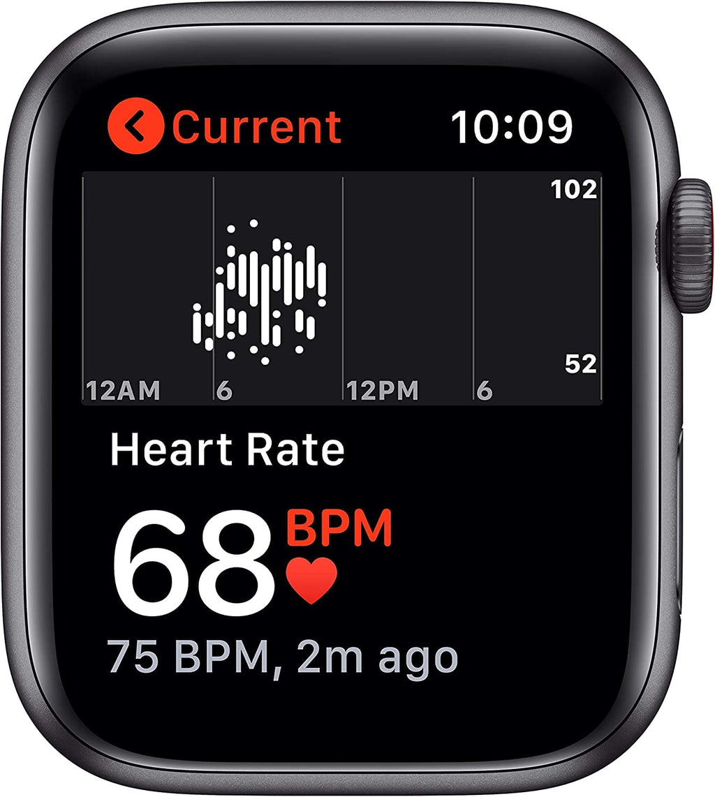 Apple Watch SE (GPS, 40mm) - Space Gray Aluminum Case with Black Sport Band - MKQ13LL/A