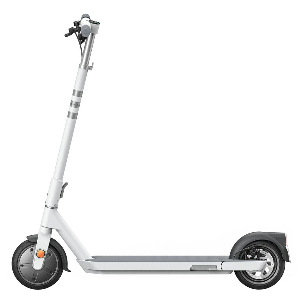OKAI - Neon II Electric Scooter w/ 25 Miles Operating Range & 15.5 mph Max Speed - White - ES20-WHITE