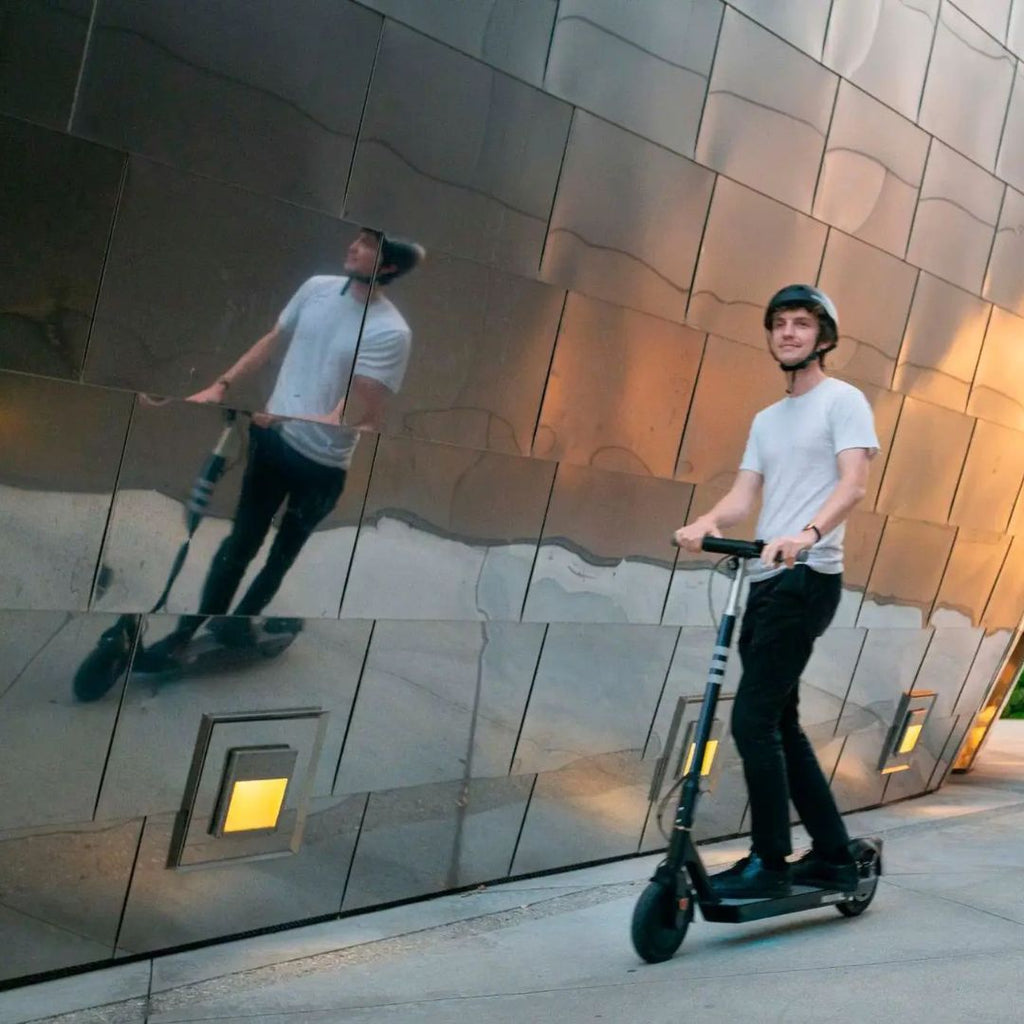 OKAI - Neon II Electric Scooter w/ up to 25 Mile Range & 15.5mph Top Speed - Black - ES20-Black