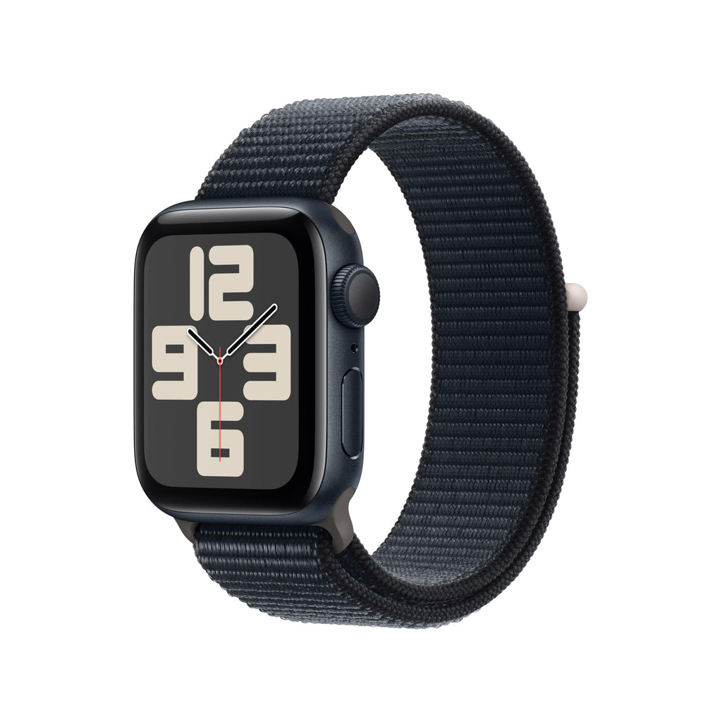 Apple Watch SE 2nd Generation (GPS) 40mm Midnight Aluminum Case with Midnight Sport Loop - MRE03LL/A