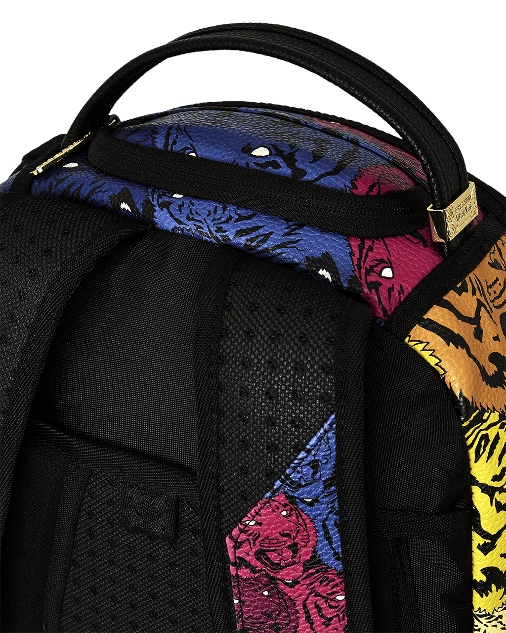 TIGER ROAR GOLD PLATED BACKPACK