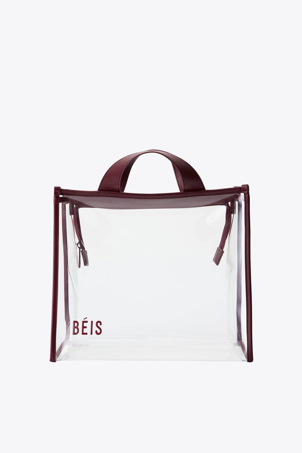 The Stadium Tote in Burgundy
