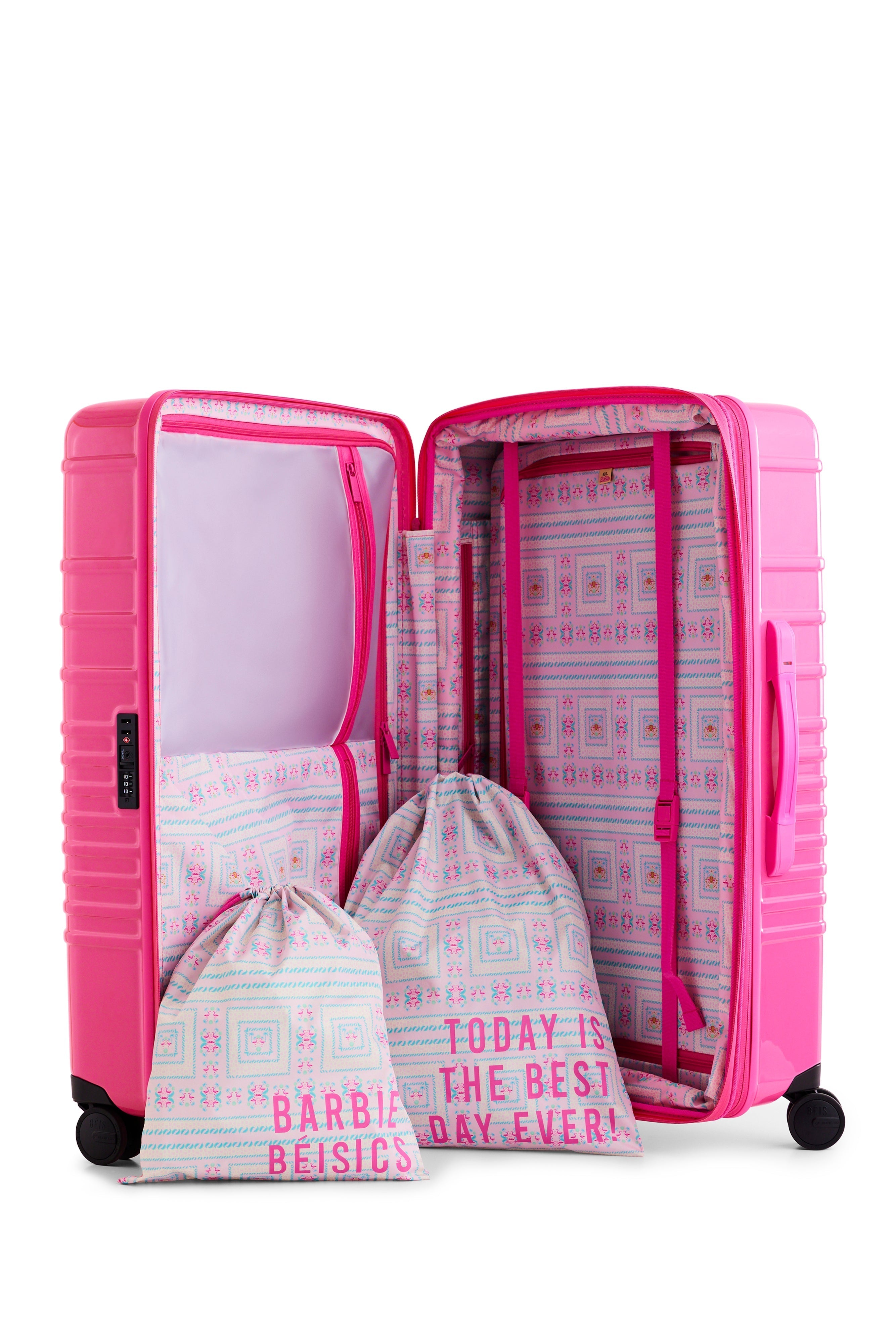 The Large Check-In Roller in Barbieª Pink