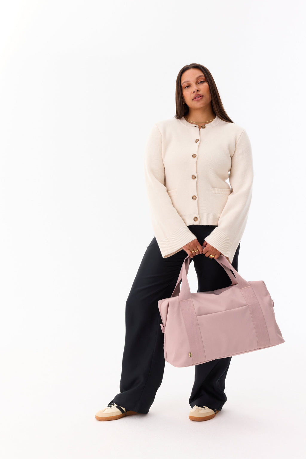 The BƒISics Duffle in Atlas Pink