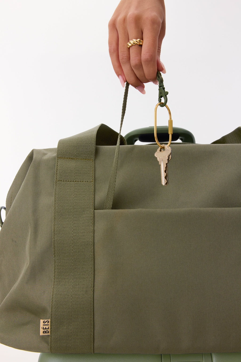 The BƒISics Duffle in Olive