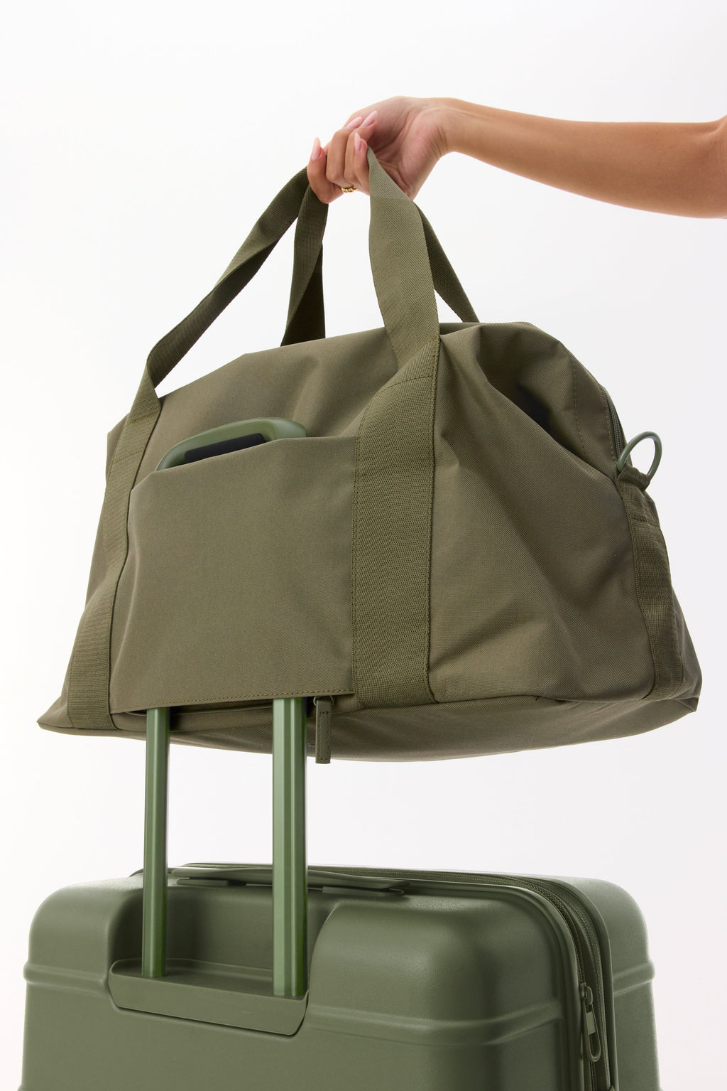 The BƒISics Duffle in Olive