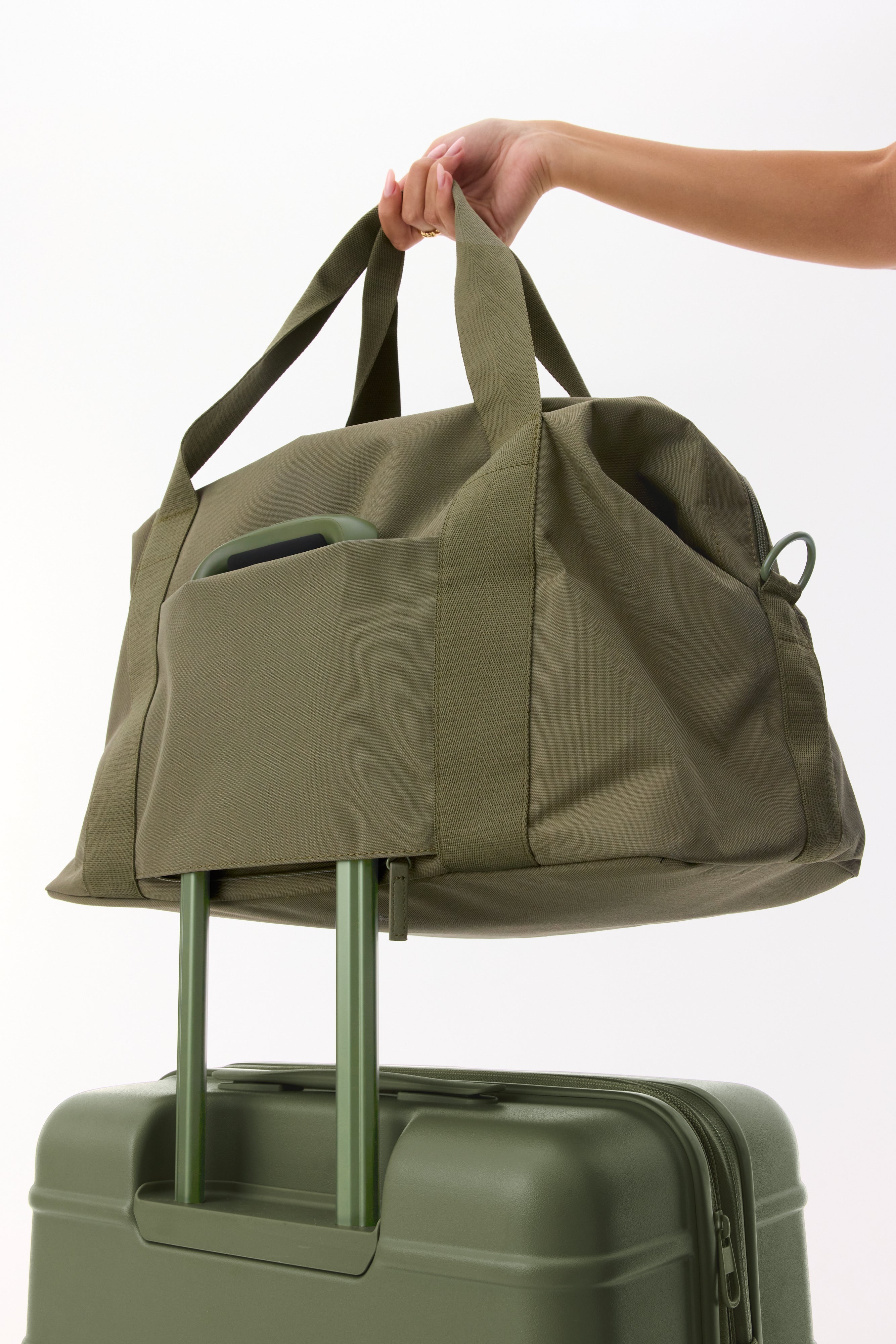 The BƒISics Duffle in Olive