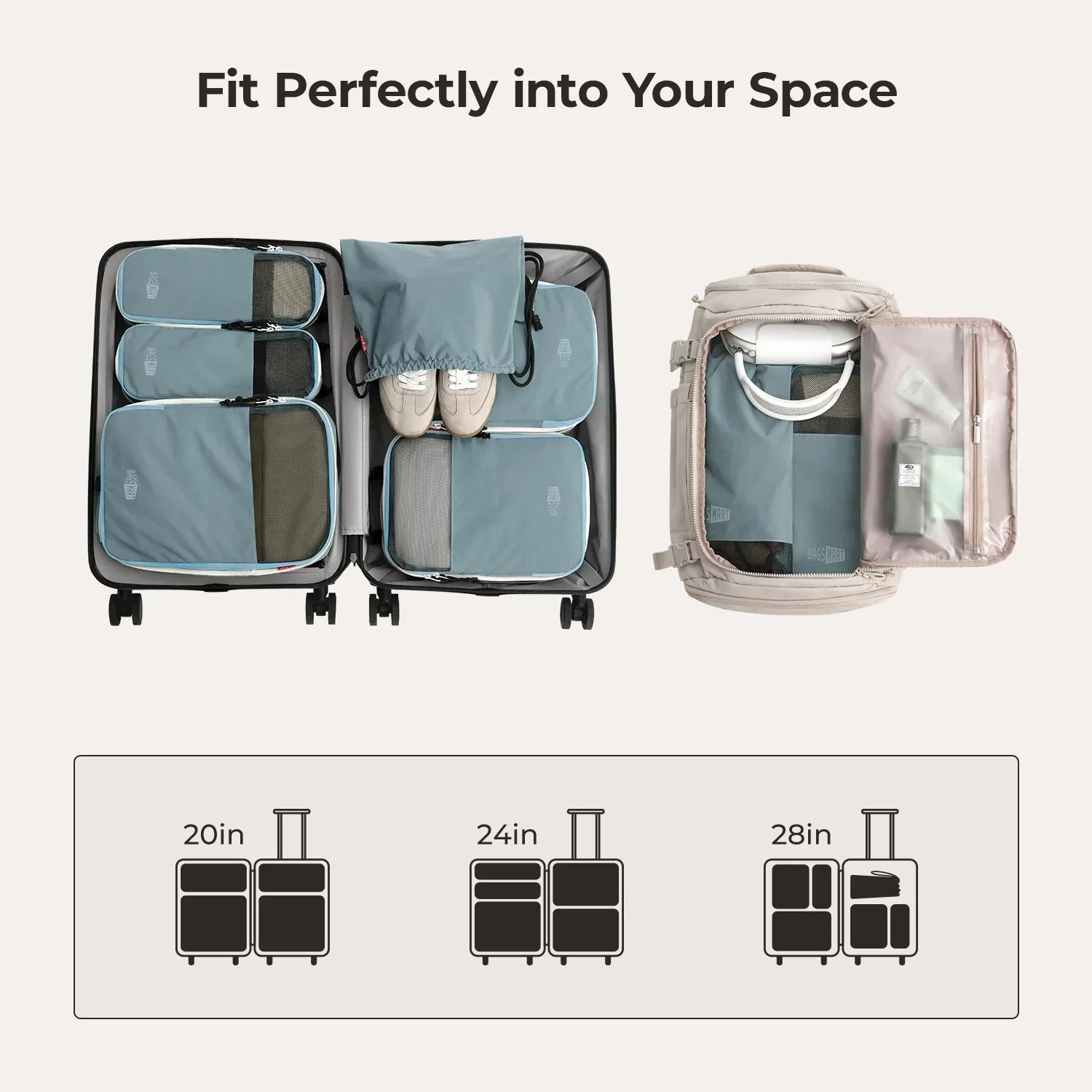 Blast Packing Cubes