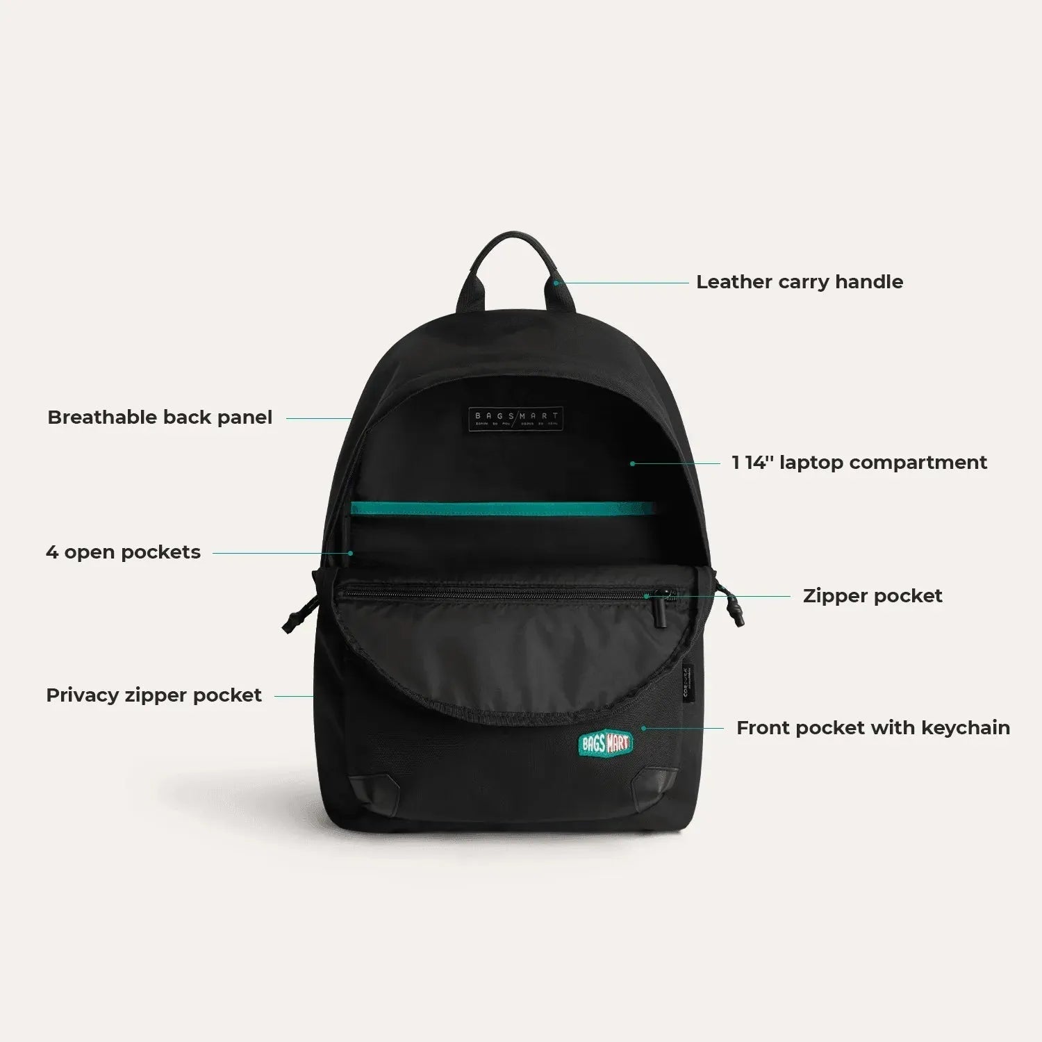 (FREE GIFT?Cordura¨ Campus Backpack with Laptop Sleeve
