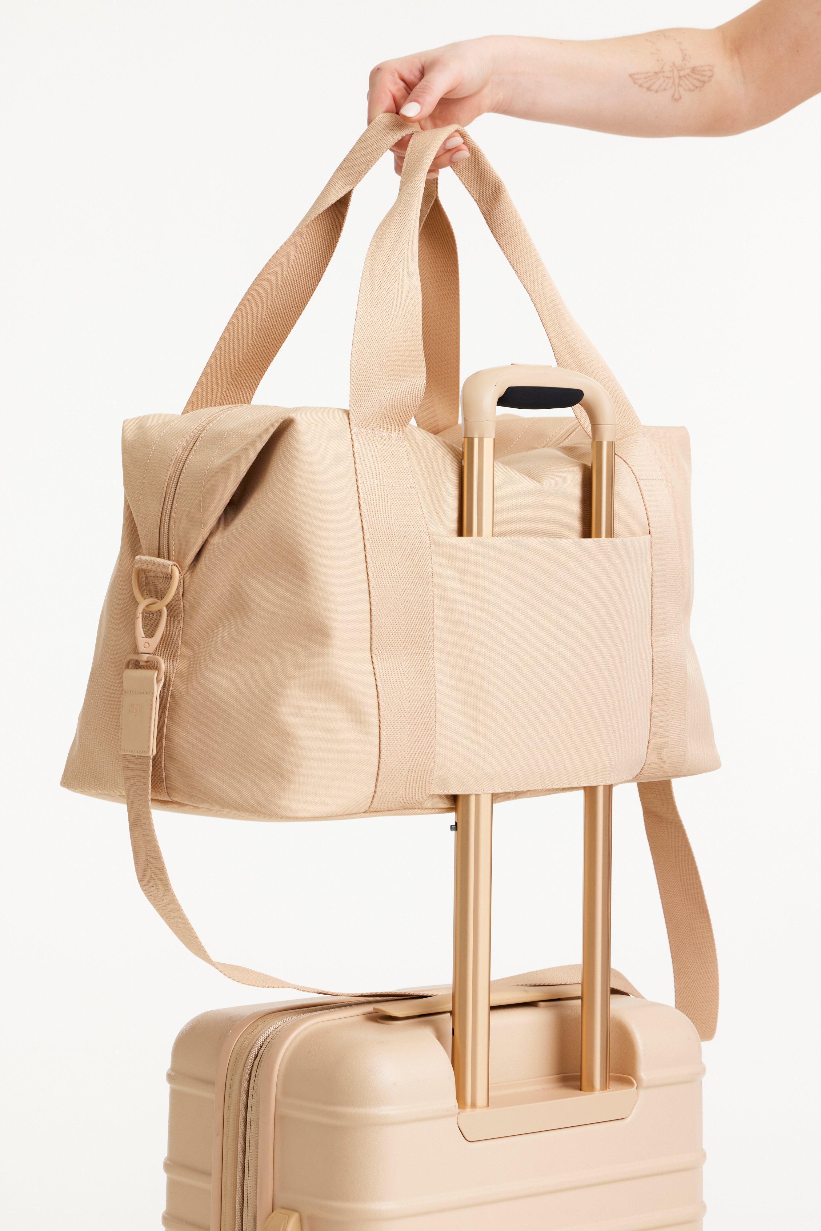 The BƒISics Duffle in Beige