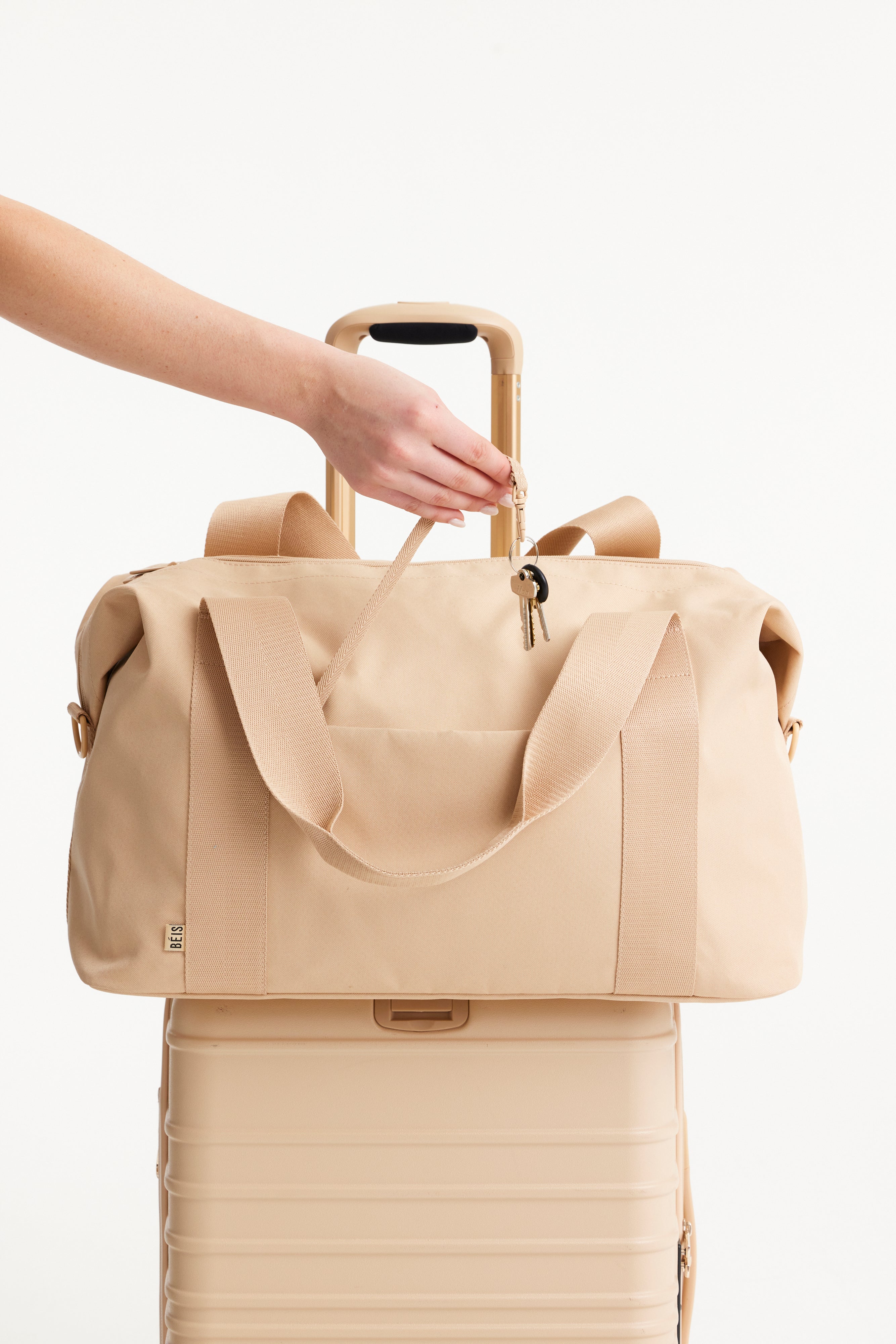 The BƒISics Duffle in Beige