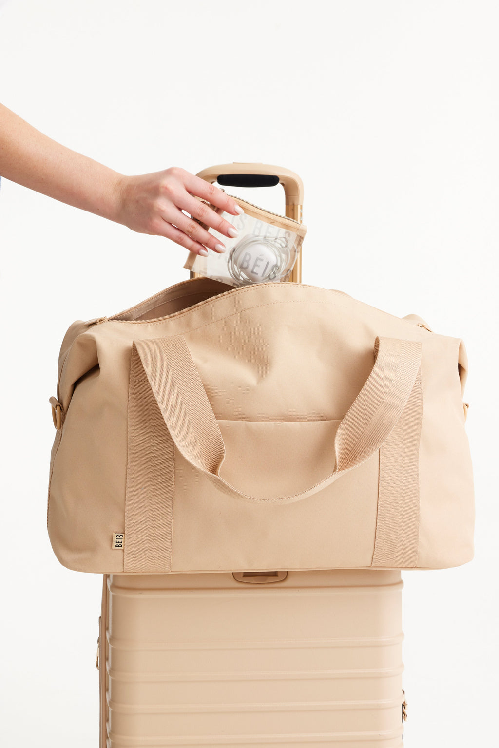 The BƒISics Duffle in Beige