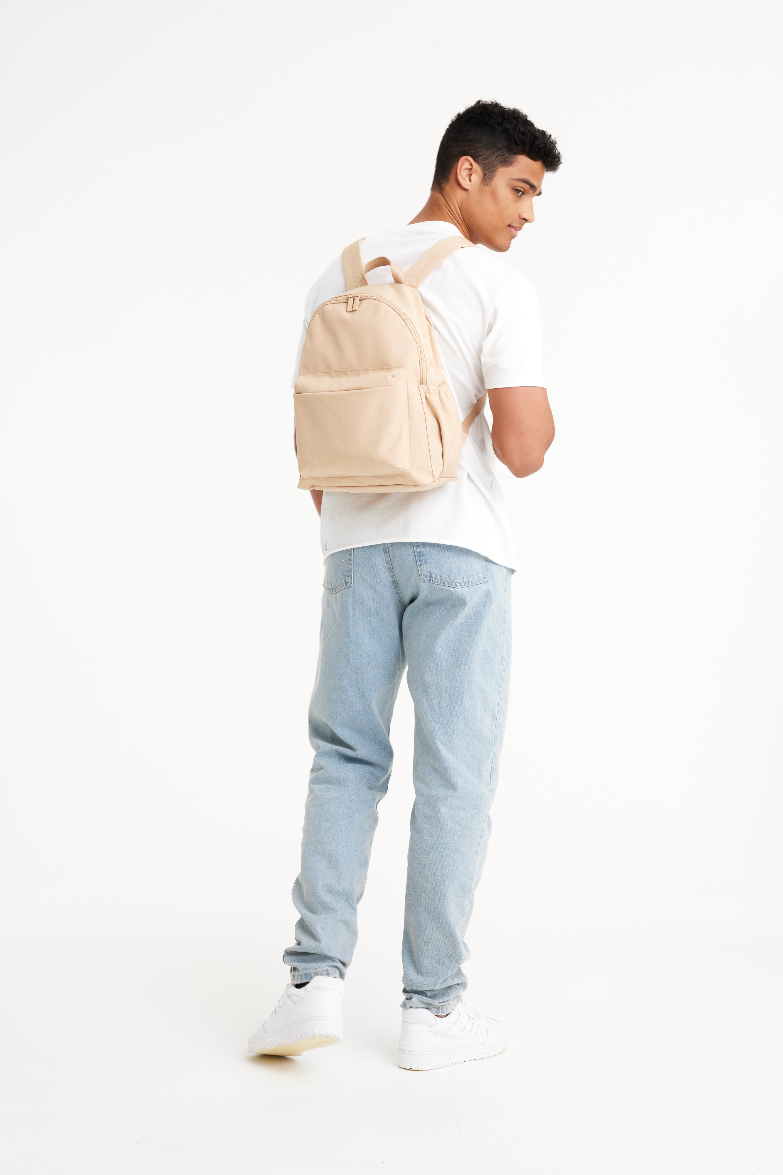 The BƒISics Backpack in Beige