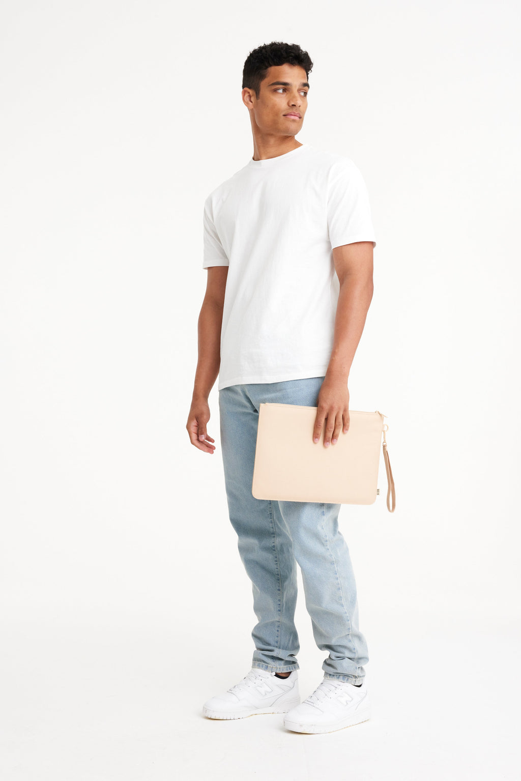 Resale The BƒISics Laptop Pouch in Beige