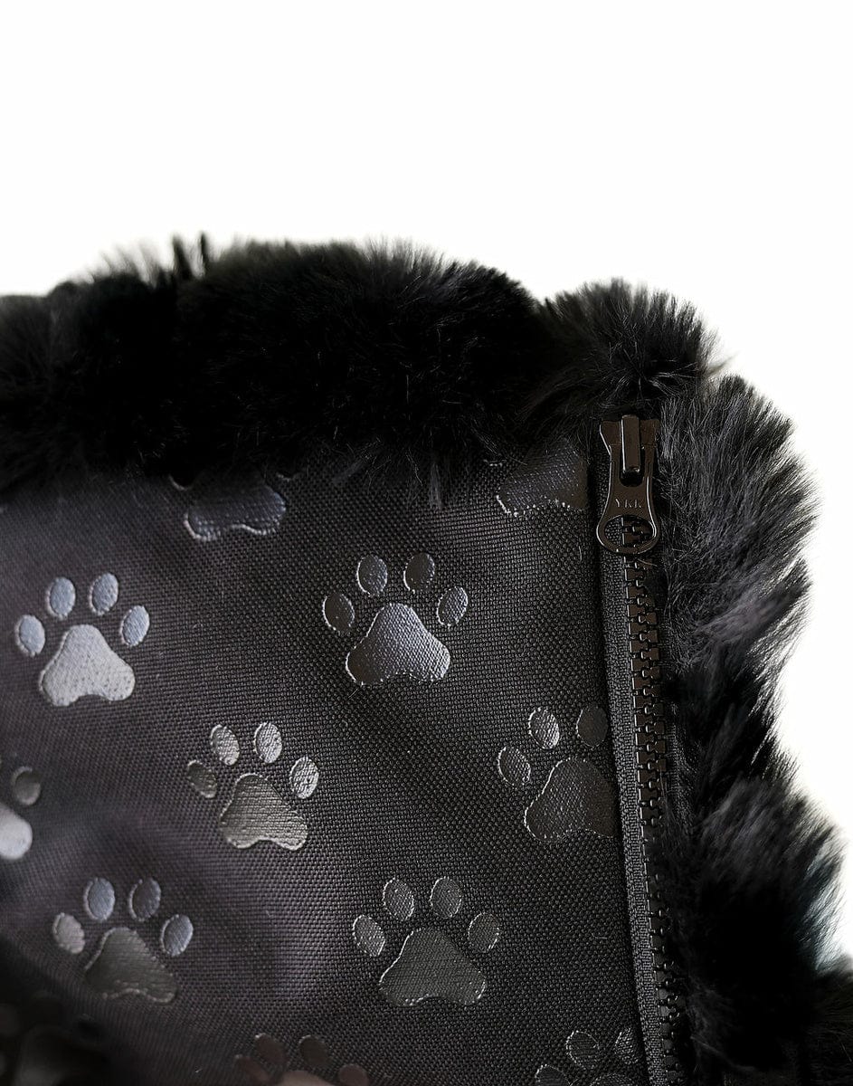Black Crinkle Pet Crate Pad COVER ONLY