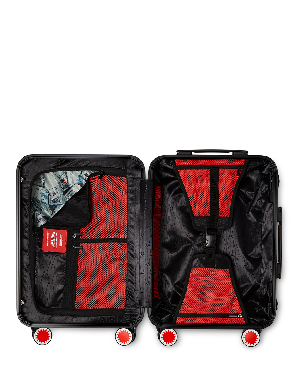 DREAMY TECHNICOLOR SHARKNAUTICS HARDSHELL CARRY-ON LUGGAGE