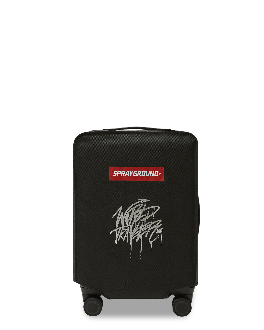 REALITY CHECK SHARKITECTURE CARRY-ON JETBLACK LUGGAGE (GOLD HARDWARE)