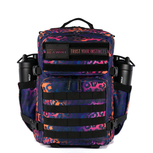 35L Backpack Neon Leopard