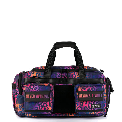 30L Perfect Duffle Bag Neon Leopard