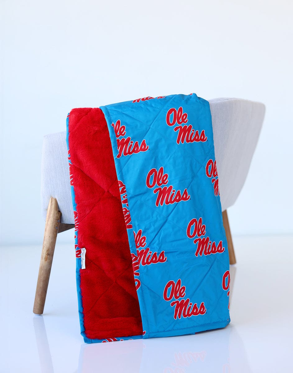 Ole Miss Rebels Hooded Stadium Blanket - Everywhere Blanket