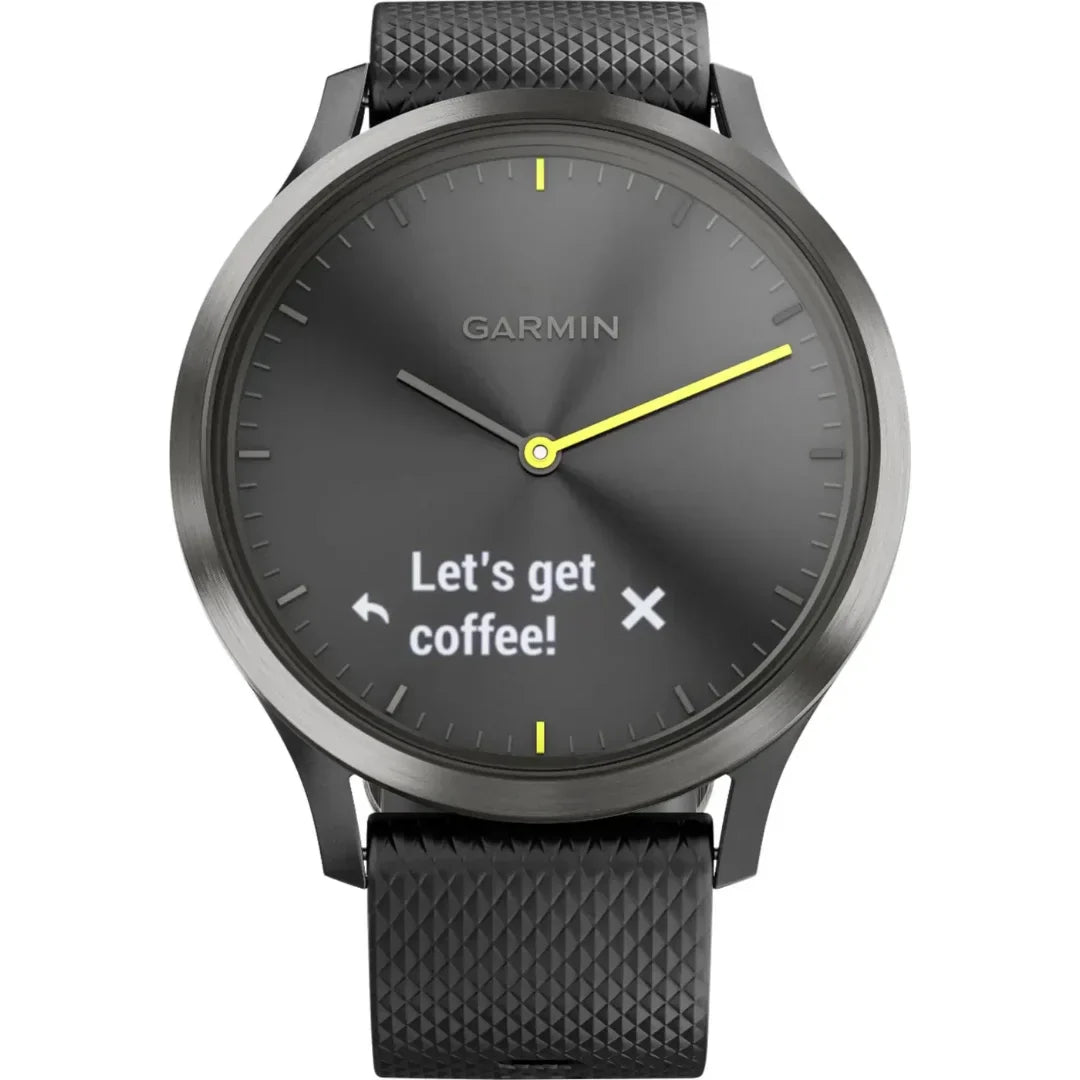 Garmin v?vomove HR Sport Hybrid Smartwatch ? Black ? 010-01850-11