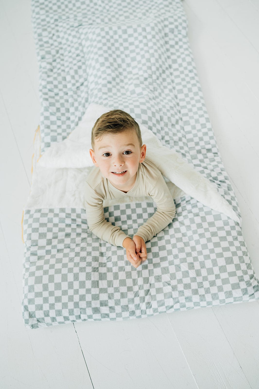 Sleeping Bag - Sage Check