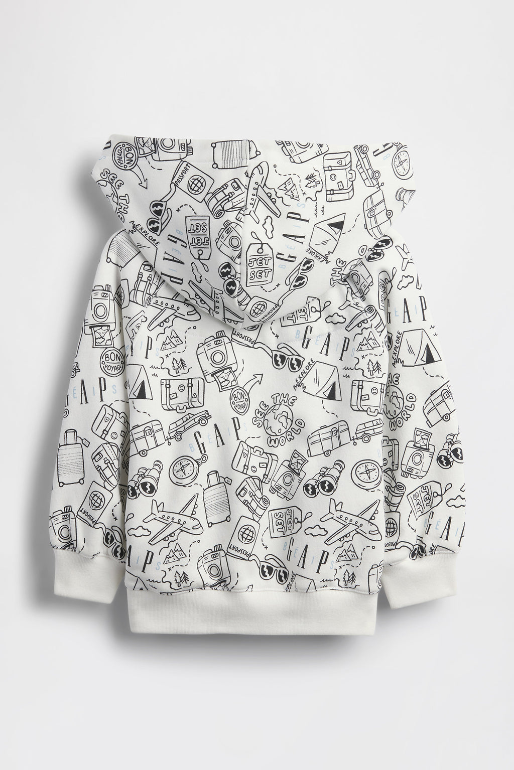 GAP X BƒIS Doodle Hoodie in Optic White