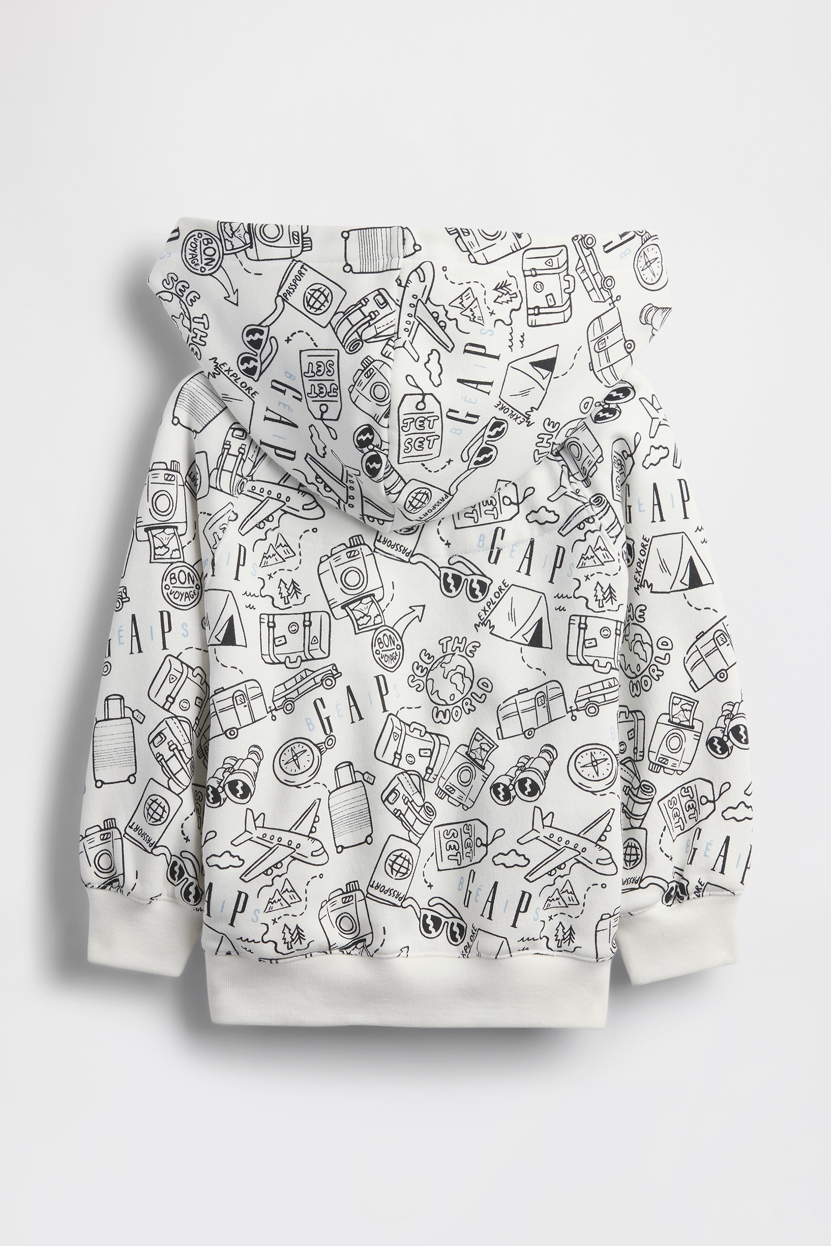 GAP X BƒIS Doodle Hoodie in Optic White