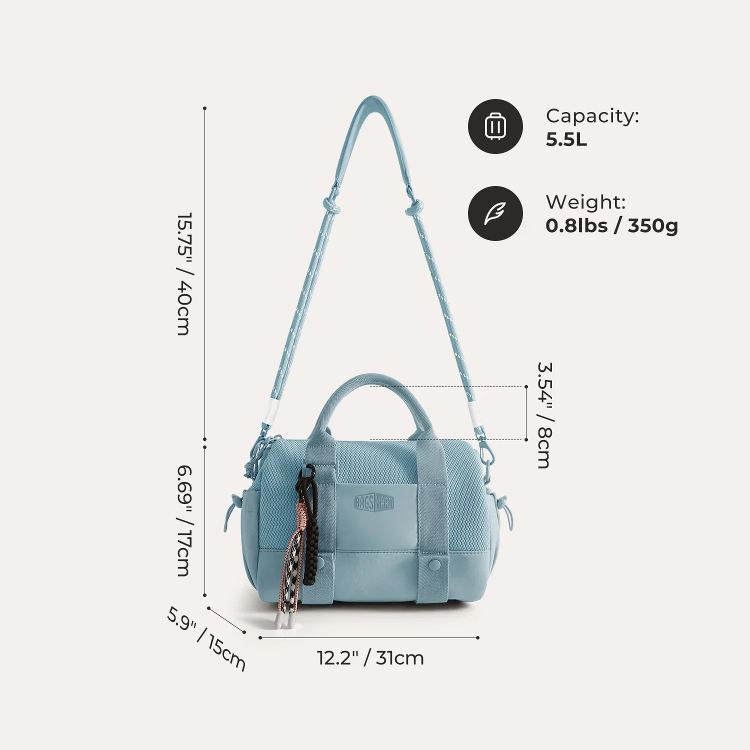 REIKI 5.5L Mini Duffle