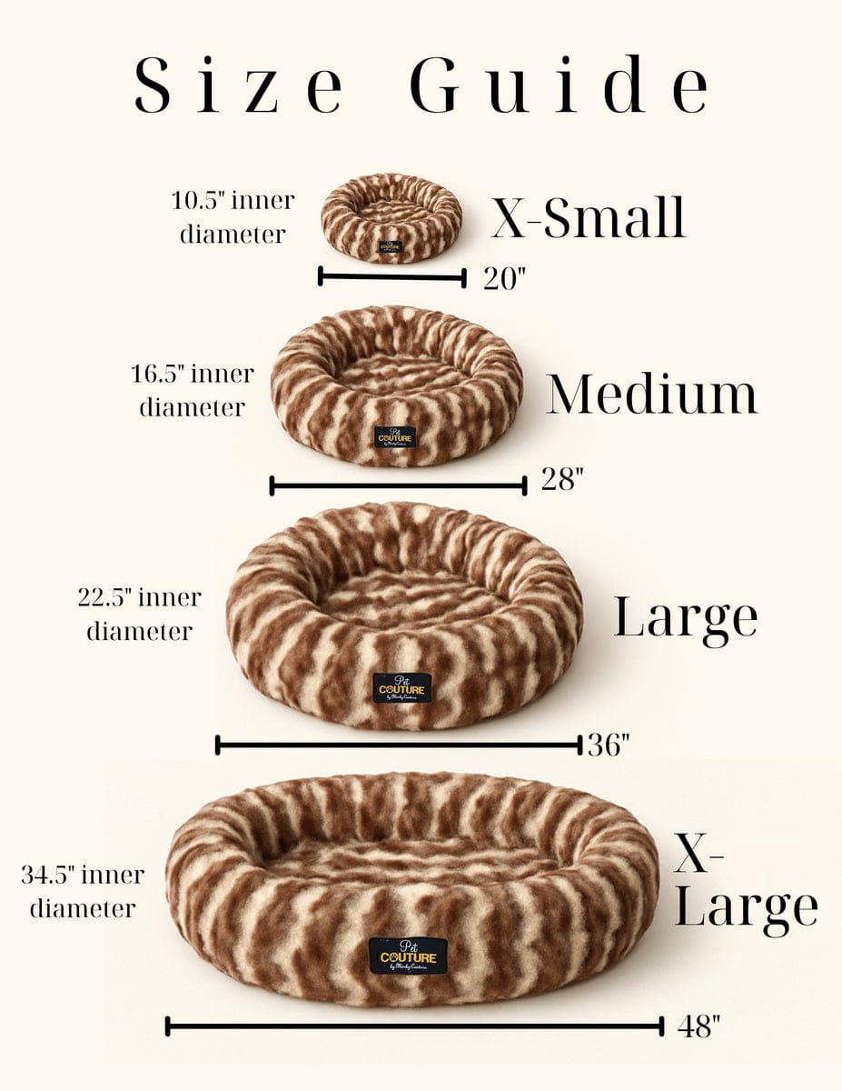 Milk Chocolate Pet Bed COVER ONLY