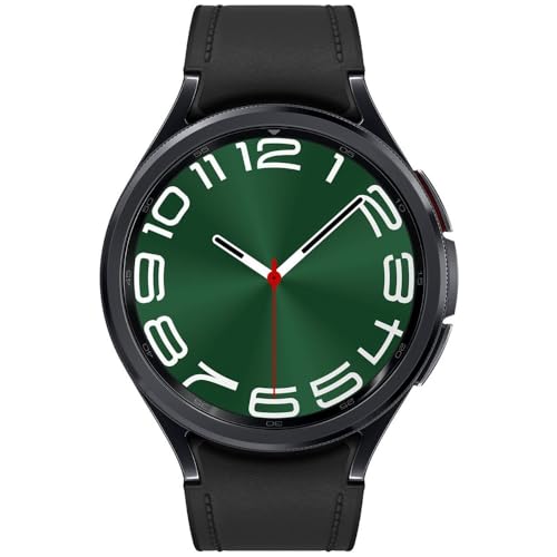 Samsung Galaxy Watch 6 Classic 47mm LTE - Black Stainless Steel w/Black Leather Band - SM-R965UZKAXAA