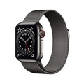 Apple Watch Series 6 (GPS + Cellular, 40mm) - Graphite Stainless Steel Case with Graphite Milanese Loop - MG2U3LL/A