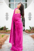 Feathers Magenta Blanket