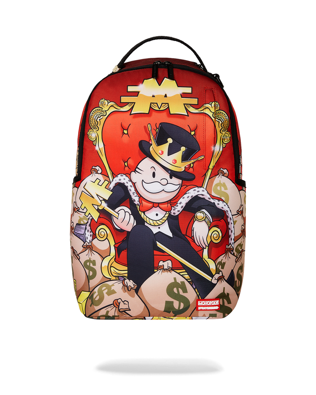 MONOPOLY GOLD EMPIRE THRONE BACKPACK