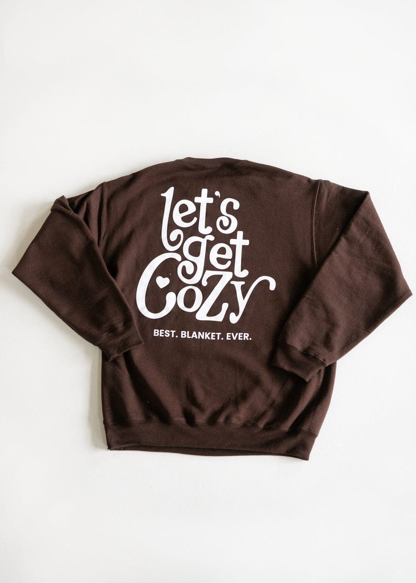 Minky Couture Sweatshirt - Chocolate Brown